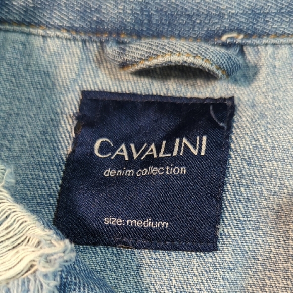 Cavalini Light Blue Denim Jacket - Picture 2 of 14